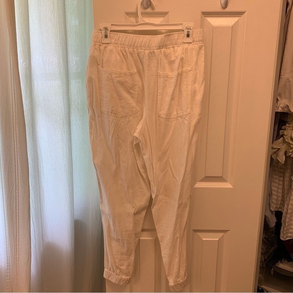 Jules & Leopold White Straight Leg Pants - Picture 3 of 3